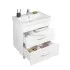 Тумба с раковиной Iddis Custo CUS70W0i95K 70 см напольная, белая