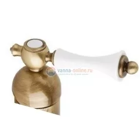 Смеситель Cezares Margot MARGOT-LLM2-02-Bi для мойки, бронза/белый