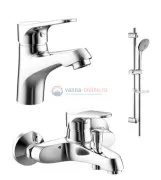 Комплект для ванной комнаты Bravat Eco F00313C