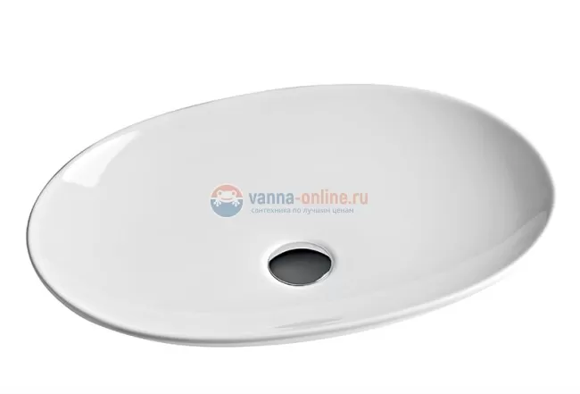 Раковина ArtCeram La Fontana LFL001 01;00, овальная белая
