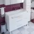 Тумба под раковину,СаНта Омега 100 207017, цвет белый