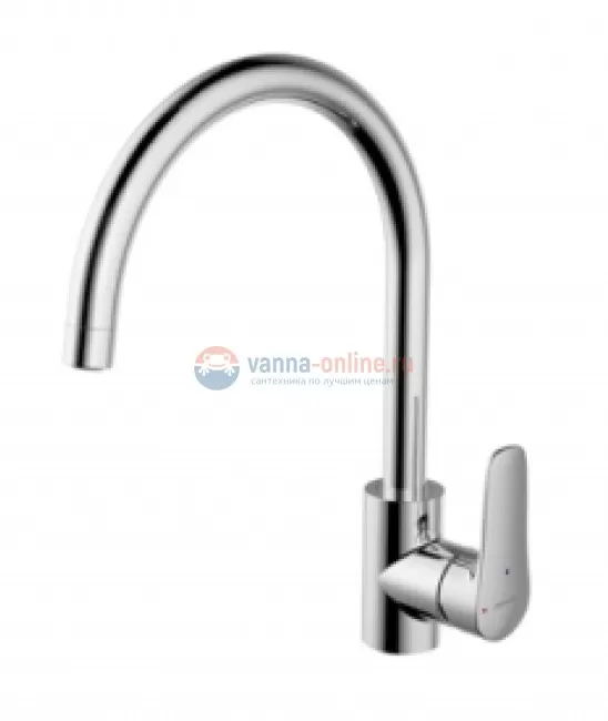 Смеситель Bravat Source F7173218CP-ENG для кухонной мойки, хром