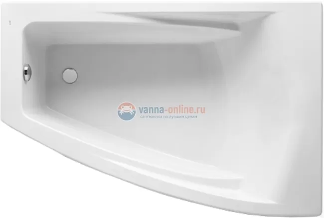 Акриловая ванна Roca Hall Angular 150x100 R, ZRU9302865