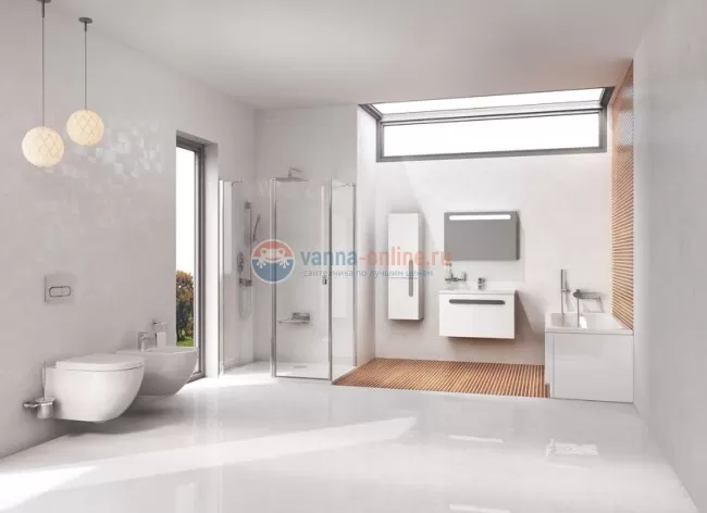 Биде Ravak Uni Chrome X01517, подвесное Биде Ravak Uni Chrome X01517, подвесное