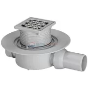 Трап Viega Advantix 583248, 100 x 100 мм, с сухим затвором, рамка металл