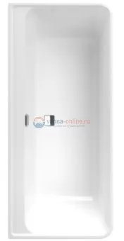 Ванна Villeroy&Boch Collaro UBA180COR9CS00VD01, 180 x 80 см, белый alpin/Сhrome