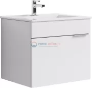 Тумба под раковину Aqwella Бриг 60, подвесная, белый, Br.01.06/1/W