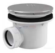 Сифон для душевого поддона Alcaplast A49K d90, металл Lux