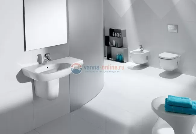 Подвесной унитаз Roca Meridian-N Compact 346248000 Подвесной унитаз Roca Meridian-N Compact 346248000