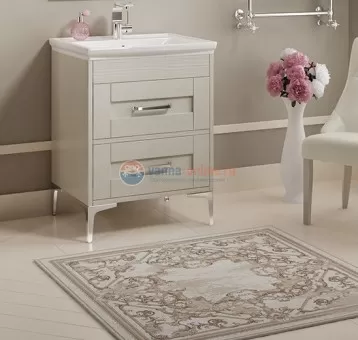 Тумба с раковиной Sanvit Прованс kprov075, 75 см напольная, рельеф пастель