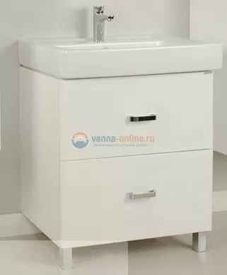 Тумба под раковину Акватон Америна 80 Н, 1A169401AM010, белая