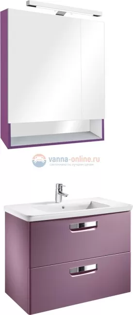 Тумба под раковину Roca Gap 70 zru9302741, цвет-виноград