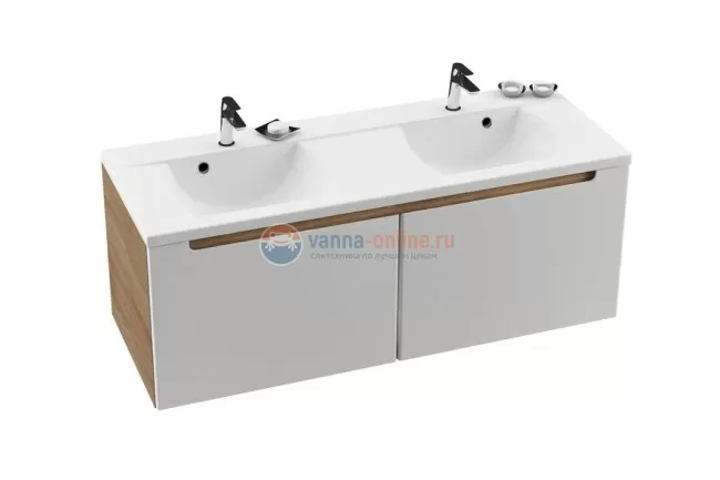 Тумба под раковину Ravak SD Classic 1300 X000000958 каппучино/белая