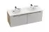 Тумба под раковину Ravak SD Classic 1300 X000000958 каппучино/белая