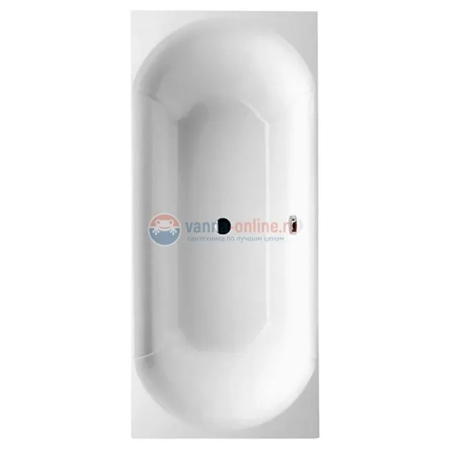 Ванна Villeroy&Boch Pavia UBQ170PAV2V-01, 170x75 см, Quaryl®, alpin