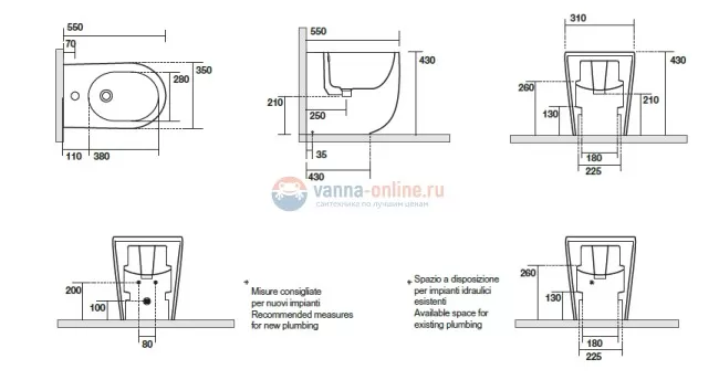 Биде Kerasan Nolita 32081*1, напольное Биде Kerasan Nolita 32081*1, напольное