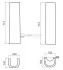 Пьедестал для раковины BelBagno Sabrina BB122P