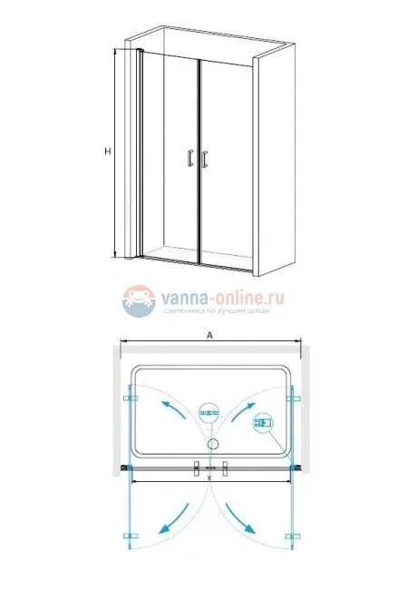 Душевая дверь RGW LE-06, 06120612-11, 120 х 195 см распашная, 2 створки, стекло прозрачное, хром Душевая дверь RGW LE-06, 06120612-11, 120 х 195 см распашная, 2 створки, стекло прозрачное, хром