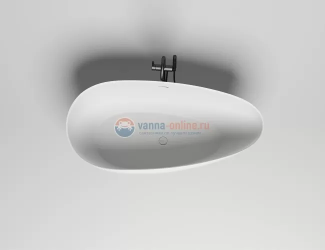 Ванна Salini Paola 172 х 82,5 х 62,2 см, из материала S-Stone, матовая белая 101512SM