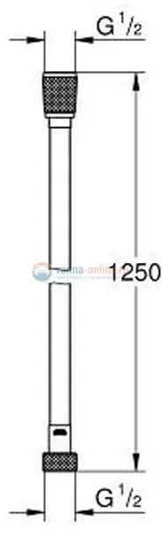 Гигиенический душ Grohe BauEdge 124898