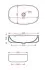 Раковина ArtCeram Cognac Countertop COL003 03; 00, накладная, цвет - черный глянцевый, 55 х 35 х 14,5 см