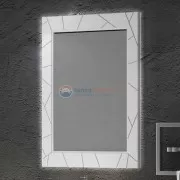 Зеркало Opadiris Smile Луиджи 70 см, 00-00000543, настенное, белый матовый Зеркало Opadiris Smile Луиджи 70 см, 00-00000543, настенное, белый матовый