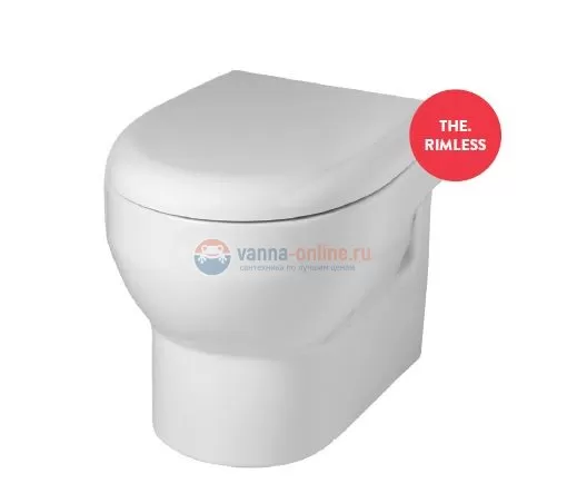 Подвесной унитаз ArtCeram Smarty 2.0 SMV001 01; 00, безободковый, белый