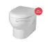 Подвесной унитаз ArtCeram Smarty 2.0 SMV001 01; 00, безободковый, белый