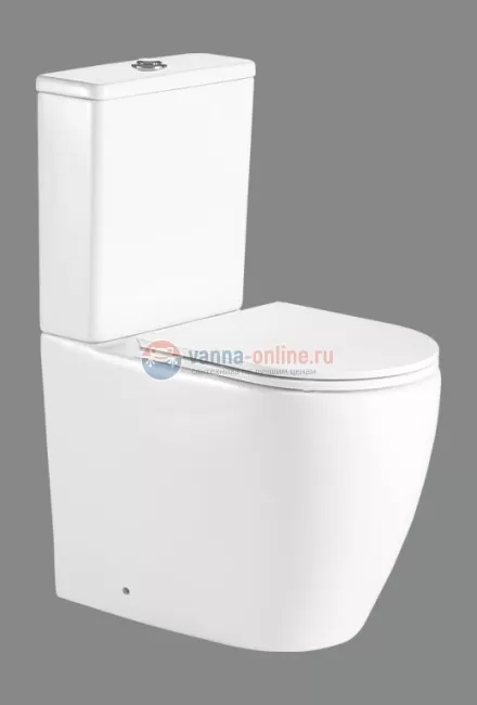 Напольный унитаз BelBagno Etna BB2157CPR/BB2157T, безободковый