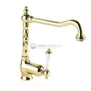 Смеситель Cezares Margot MARGOT-LLM2-03/24-Bi для мойки, золото/белый Смеситель Cezares Margot MARGOT-LLM2-03/24-Bi для мойки, золото/белый
