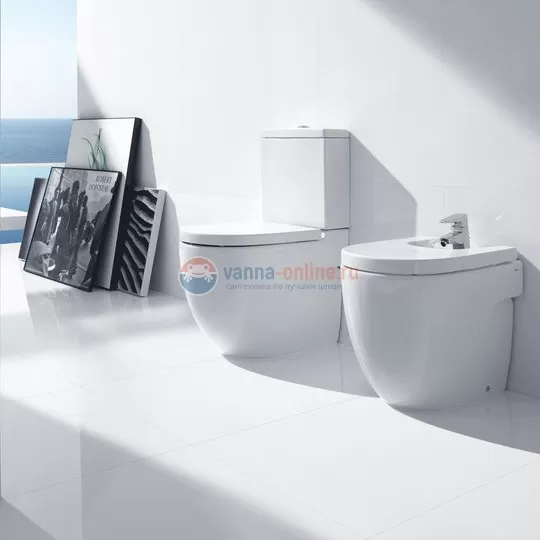 Напольный унитаз Roca Meridian-N Compact 342248000 Напольный унитаз Roca Meridian-N Compact 342248000