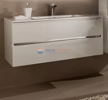 Тумба с раковиной Sanvit Кубэ-2 kkube2070, 70 см подвесная, белый глянцевый