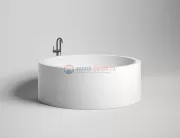 Круглая ванна из искусственного камня Salini Isola 200 x 200 x 71 см, из материала Sapirit, глянцевая белая 101111G  Круглая ванна из искусственного камня Salini Isola 200 x 200 x 71 см, из материала Sapirit, глянцевая белая 101111G