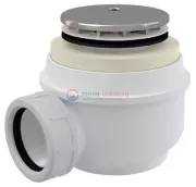 Сифон для душевого поддона Alcaplast A47CR d50, хром