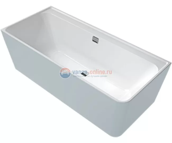 Ванна Villeroy&Boch Collaro UBA180COR9CBCVN01, 180 x 80 см, белый alpin/Black Matt