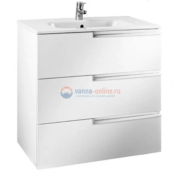 Тумба под раковину Roca Victoria Nord Ice Edition ZRU9302834, 3 ящика