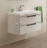 Тумба с раковиной Sanvit Степ kstep90, 90 см подвесная, белый глянцевый Тумба с раковиной Sanvit Степ kstep90, 90 см подвесная, белый глянцевый