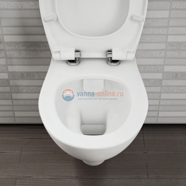 Подвесной унитаз Vitra S20 7741B003-0075, безободковый Подвесной унитаз Vitra S20 7741B003-0075, безободковый