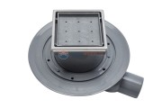 Трап водосток Pestan Confluo Standard Dry 1 Ceramic 100*100 Ceramik под плитку с рамкой сталь 13000107 Трап водосток Pestan Confluo Standard Dry 1 Ceramic 100*100 Ceramik под плитку с рамкой сталь 13000107