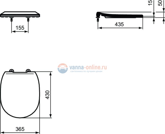 Пневматический промо-набор 4 в 1 Ideal Standard с унитазом E822301 CONNECT Rimless, с сиденьем и крышкой E772401, с инсталляцией PROSYS 120 P и пневматической панелью смыва OLEAS™ P1