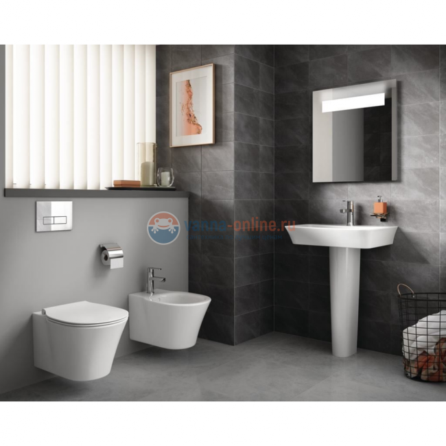 Промо-набор 2 в 1 биде E026601 CONNECT AIR и инсталляцией PROSYS R016267
