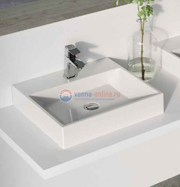 Раковина Ravak Natural 500 XJO01250000, 50 х 45 см, цвет белый