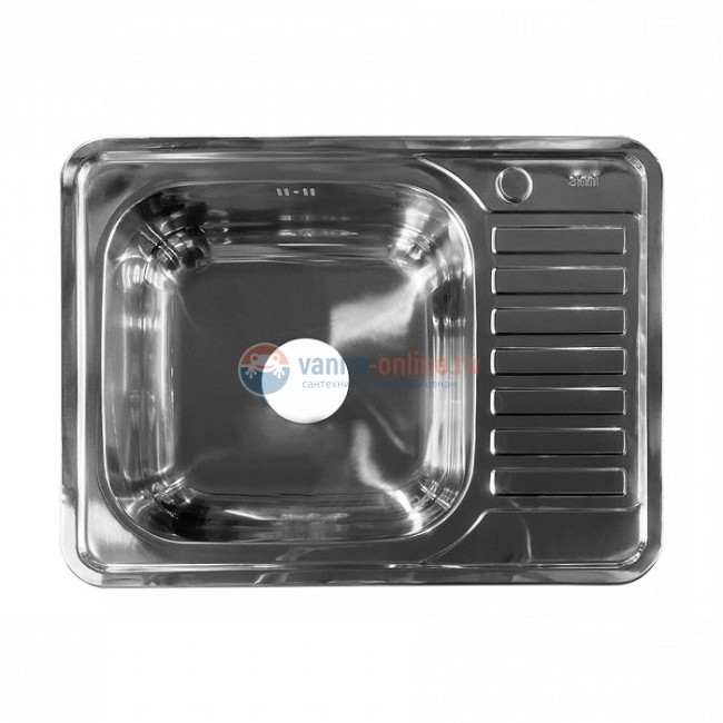 Мойка кухонная Iddis Basic 65 x 50 см, нержавеющая сталь полированная