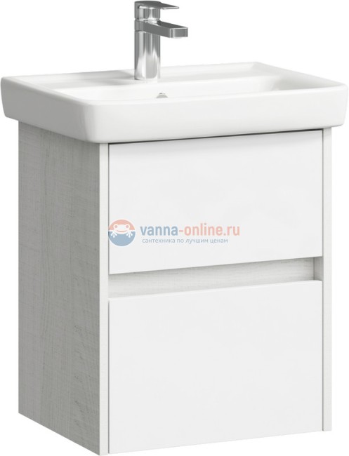 Тумба c раковиной Aqwella Сити Т5м/DK 50x38x58 см подвесная, дуб канадский