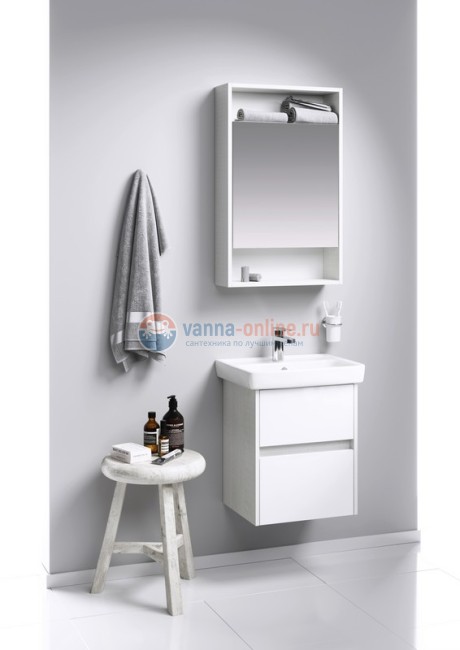 Тумба c раковиной Aqwella Сити Т5м/DK 50x38x58 см подвесная, дуб канадский