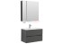 Тумба с раковиной Aquanet Алвита 80 215120, цвет серый антрацит