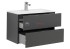 Тумба с раковиной Aquanet Алвита 80 215120, цвет серый антрацит