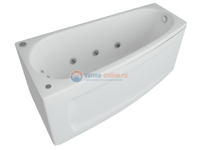 Акриловая ванна Акватек Пандора 160х75 см, r/l