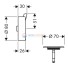 Внешняя часть Hansgrohe Flexaplus S 58186