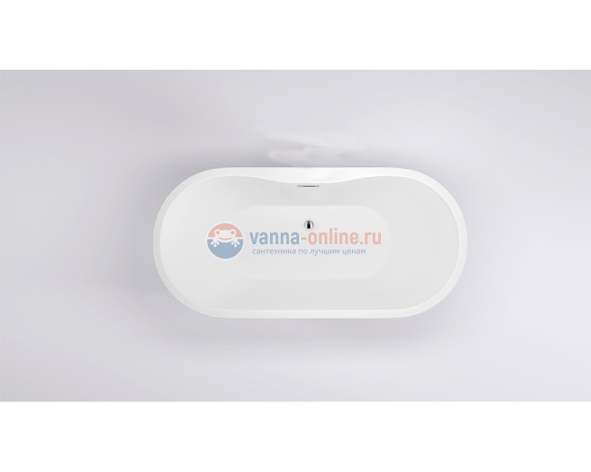 Ванна акриловая Black&White Swan SB111-Black, 180 х 75 см, черная